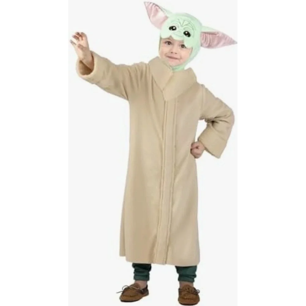 Star‎ Wars Mandalorian Grogu Toddler Costume Robe Headpiece 3T 4T NEW